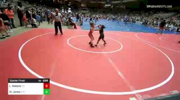 55 lbs Quarterfinal - Lillian Massie, Chandler Takedown Club vs Wynter Jones, StandFast Wrestling