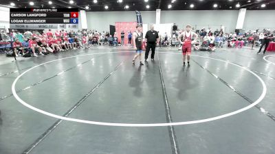 190 lbs Carson Langford, Team Oregon vs Logan Ellwanger, Wisconsin