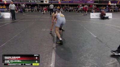 149 lbs Semis & 3rd Wb (16 Team) - Gabe Willochell, Wyoming vs Mason Shrader, Central Michigan