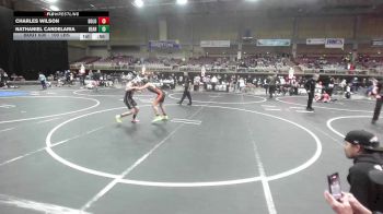 100 lbs 5th Place - Charles Wilson, Dolores Bears vs Nathaniel Candelaria, Bear Creek Jr. Wrestling