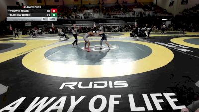 144 lbs Quarterfinal - Vedwin Nivas, Blair Academy vs Mathew Dimen, Wyoming Seminary