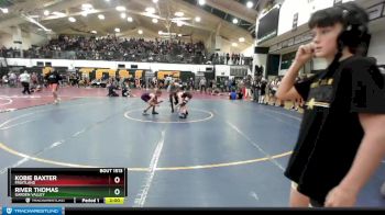 100 lbs Champ. Round 2 - Kobie Baxter, Fruitland vs River Thomas, Garden Valley