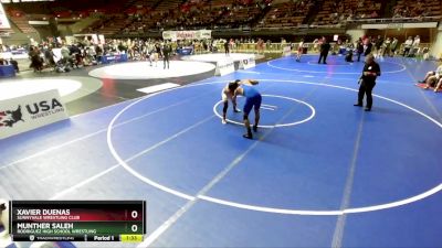 165 lbs Champ. Round 3 - Munther Saleh, Rodriguez High School Wrestling vs Xavier Duenas, Sunnyvale Wrestling Club