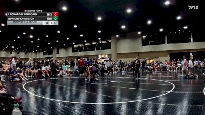 132 lbs Round 1 (6 Team) - Leonardo Perdomo, Elevation WC #2 vs Ephram Ormiston, Team Rich Habits White
