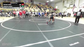 126 lbs Round Of 16 - Tiffany Khun, GRAVETTE vs Aderlyn Cerda, Tahlequah Wrestling Club