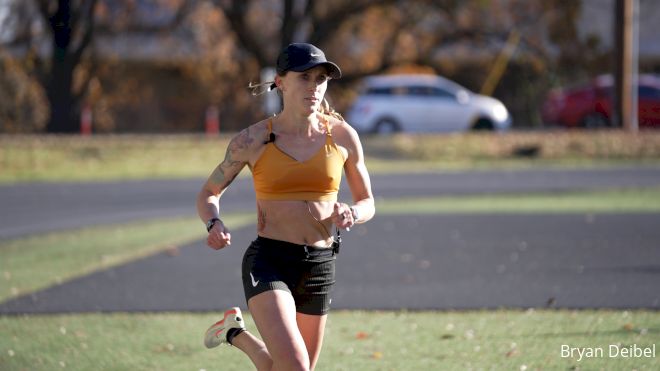 Shelby Houlihan Delivers All-Time Mile At BU Scarlet and White