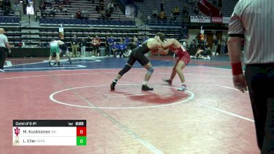 174 lbs Consi Of 8 #1 - Magnus Kuokkanen, Indiana vs Logan Eller, Appalachian State