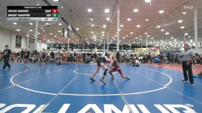 134 lbs Rr Rnd 2 - Julian Arango, Scorpions - HSC vs Brody Shaffer, Superior Black - HSC