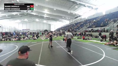 109 lbs Quarterfinal - Rianno Oropallo, Rancho Bernardo WC vs Xavier Coverdale, Apple Vallley