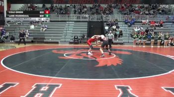 165 lbs 1st Place Match - Cole Green, North Scott vs Lane Rozendaal, Newton