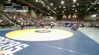 2A 150 lbs Champ. Round 1 - Cameron Adair, San Juan vs Wyatt Kelly, North Summit