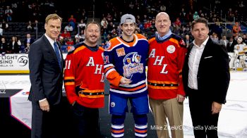 Matthew Savoie Talks About Winning AHL's Fastest Skater Event