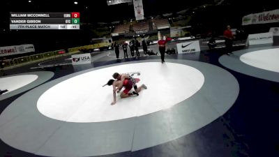 120 lbs 7th Place Match - Vander Gibson, Origin Training Center vs William McConnell, Elk Grove Wrestling Academy