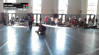 133 lbs Round Of 16 - Cody Tanner, Virginia Military Institute vs Zander Samargia, Tennessee Valley Wrestling