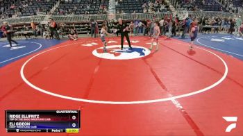 71 lbs Quarterfinal - Ridge Ellifritz, Top Of The Rock Wrestling Club vs Eli Gideon, Cody Wrestling Club