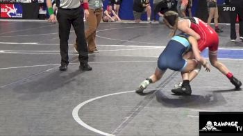 75 lbs Semifinal - Cyleigh Puderbaugh, Bobcat Wrestling Club vs Jenna Herl, Hoxie Kids Wrestling Club