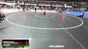 60 lbs Semifinal - Stephen Blake, Poquoson Athletic Association vs Rito Baca, Great Bridge