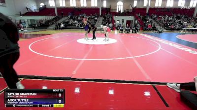 136 lbs Semifinal - Amor Tuttle, Wisconsin Stevens Point vs Taylor Graveman, North Central (IL)