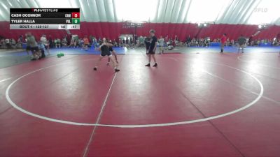 125-127 lbs Round 1 - Cash OConnor, Cameron vs Tyler Halla, Pulaski