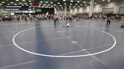 67 lbs Semis - Owen Slabaugh, Alber Athletics Wrestling Club vs Nathan Beckham, Orange County RTC