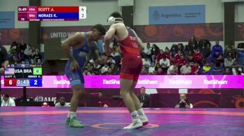 72 kg Gold - Justice Scott, USA vs Kenedy Moraes, BRA