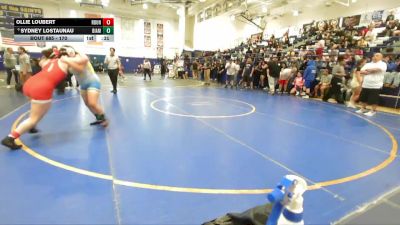 170 lbs Cons. Round 5 - Ollie Loubert, Redondo Union vs Sydney Lostaunau, Bishop Amat