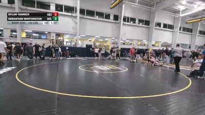 140 lbs 5th Place - Dylan Yannick, Chester Springs vs Sebastian Whittington, Doylestown