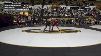 149 lbs Quarterfinal - Hunter Hollingsworth, Oklahoma vs Nate Pulliam, Missouri