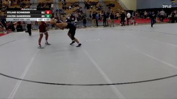 165 lbs Quarterfinal - Colten Gundersen, Augustana vs Ryland Schneider, Wisconsin-La Crosse