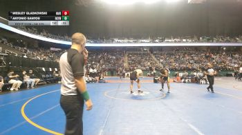 5A 175 lbs Cons. Round 1 - Antonio Santos, Rocky Mount vs Wesley Gladkowski, Havelock