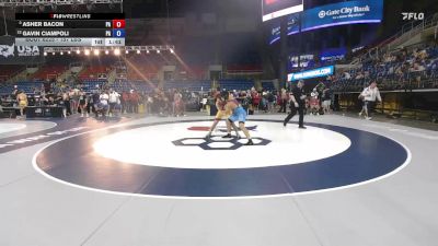 157 lbs Quarters - Asher Bacon, PA vs Gavin Ciampoli, PA