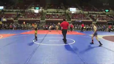 74 lbs Quarterfinal - Tucker Buckley, Bozeman Wrestling Club vs Kayeiko Villaluz, Wolf Point Wrestling Club