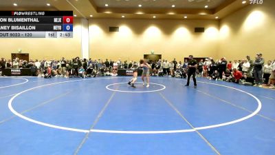 120 lbs Champ. Round 1 - Madison Blumenthal, New Jersey vs Delaney Bisaillon, New York
