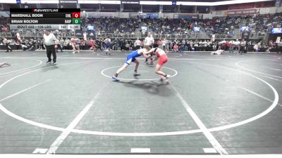106 lbs Consi Of 8 #1 - Marshall Boon, Chillicothe Wrestling Club vs Brian Bolton, Harpeth