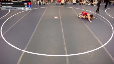 165 lbs Champ. Round 1 - Jake Rodgers, MN Elite vs Gavin Zabel, Guerrilla Wrestling Club