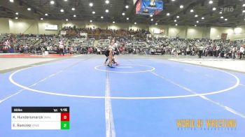 90 lbs Round Of 32 - Mercer Hamilton, Mat Demon Wrestling Club vs Evan Snyder, Warhead Wrestling Club