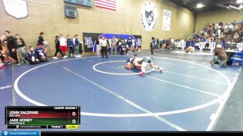 160 lbs Champ. Round 1 - Jake Honey, Bakersfield vs John Saldivar, Bullard