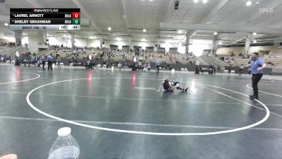 50 lbs 1st Place Match - Laurel Arnott, Seymour Youth Wrestling Club vs Shelby Grassman, Higher Calling Wrestling