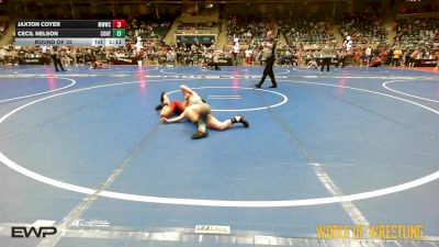 80 lbs Round Of 32 - Jaxton Coyer, Michigan West Wrestling Club vs Cecil Nelson, Contenders Wrestling Academy