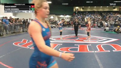 138 lbs Round Of 32 - Kailin Sebert, TX vs Claire ODonnell, FL