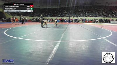 138 lbs Consi Of 16 #1 - Luke Golowenski, Deer Creek Wrestling vs Reece Kelley, Norman Jr High