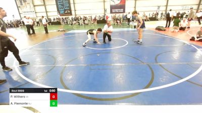 120 lbs Consi Of 16 #2 - Parker Withers, VA vs Anthony Piemonte, NJ