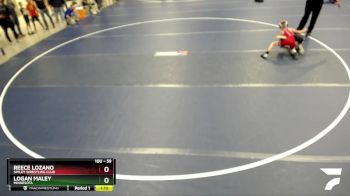 59 lbs Cons. Round 5 - Reece Lozano, Simley Wrestling Club vs Logan Maley, Minnesota