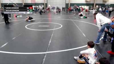82 lbs Semifinal - Skylar Spencer, Sherman Challengers vs Lucas Lohmeier, Fusion