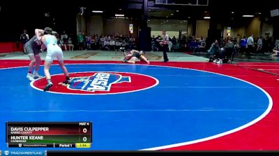 5A-126 lbs Quarterfinal - Hunter Keane, Cambridge vs Davis Culpepper, Harris County