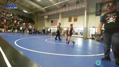 82-88 lbs Rr Rnd 5 - Aerabella Bearden, Skiatook Youth Wrestling vs Mia Arnold, Sperry Wrestling Club