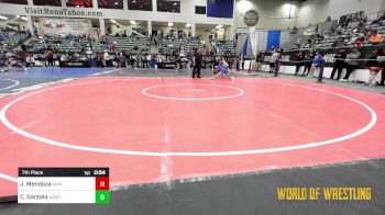 115 lbs 7th Place - Jocelynn Mendoza, Daniel Cormier Wrestling Academy vs Chaela Gantala, Nakamura Wrestling