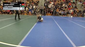 80 lbs Round 1 - Beckett Piggott, Outlaw Wrestling Club vs Case Shequen, Mahnomen/Waubun Thunderbirds