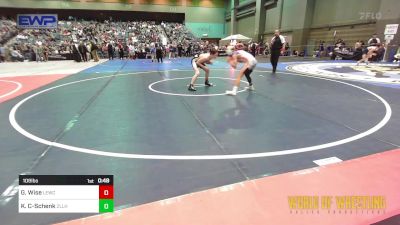 108 lbs Consi Of 32 #2 - Gavin Wise, Legacy Elite Wrestling Club vs Kaydn Cuevas-Schenk, Zillah