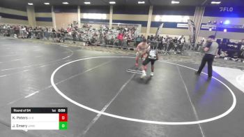 175 lbs Round Of 64 - Ka'Puni Peters, LV Bears WC vs James Emery, James Logan Highschool